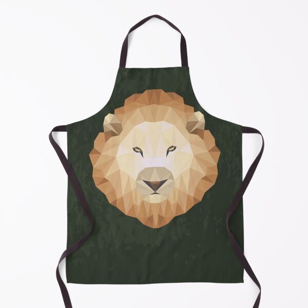 Item preview, Geometric lion profile (dark) designed and sold by frangipaniarts.