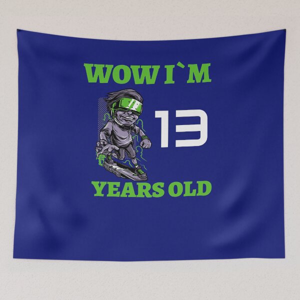Item preview, WOW I`M 13 YEARS OLD designed and sold by GILLES VAZIRI.