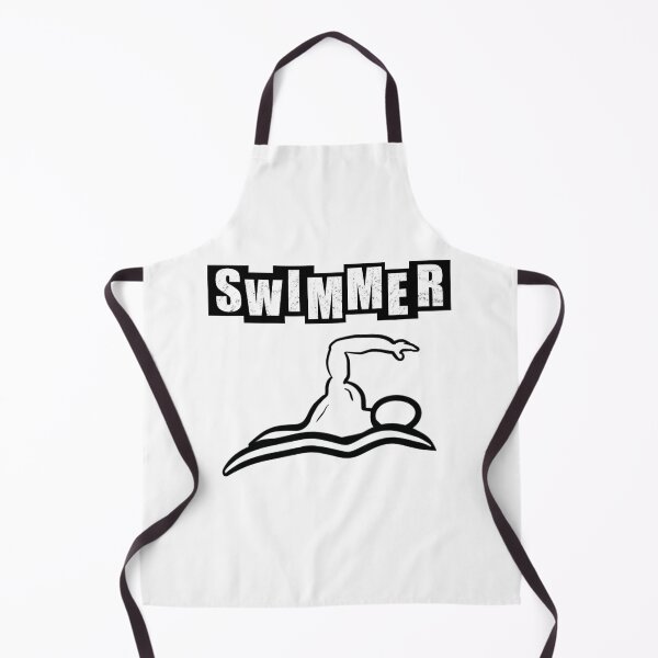 Item preview, Swimmer - white designed and sold by BusyMonkeys.