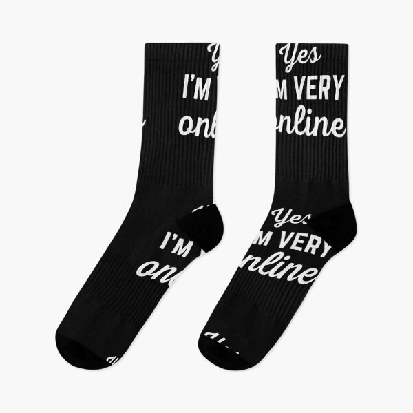 Item preview, Yes I'm Very Online Funny  designed and sold by DesignsofNote.