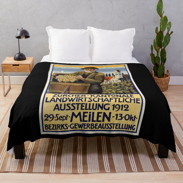 Artikelvorschau, retro meilen zurcher kantonale landwirtschaftliche vintage reclame entworfen und verkauft von CorasPosters.