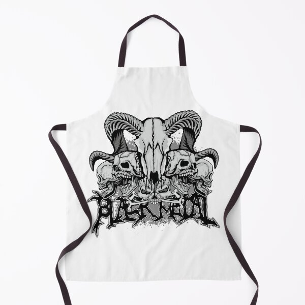 Item preview, black metal sign skull and pentagram designed and sold by teemix.
