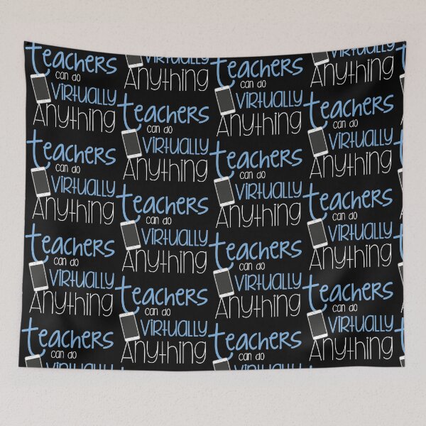 Item preview, Teachers Can Do Virtually Anything Funny Distant Online Remote Learning  designed and sold by 9ine9.