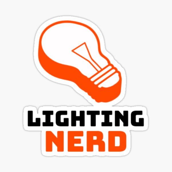 Lighting Nerd Sticker