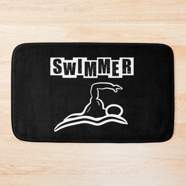 Item preview, Swimmer - Black designed and sold by BusyMonkeys.