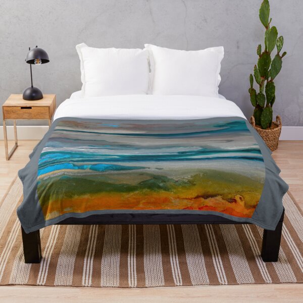Silver Sky Throw Blanket