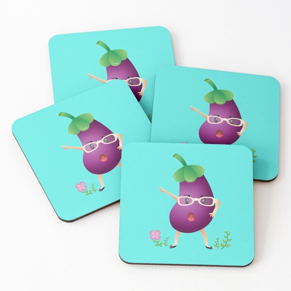 Item preview, Cute mascot eggplants designed and sold by Hstyel.