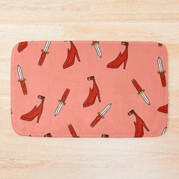 Item preview, stilleto heels and knives pattern. girl power. designed and sold by JJadx.