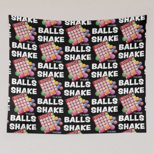 Item preview, Shake Those Balls Funny Gambling Bingo designed and sold by 9ine9.