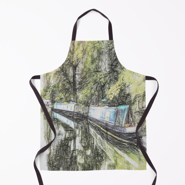 Item preview, Narrow Boats Little Venice Art designed and sold by Londonimages.