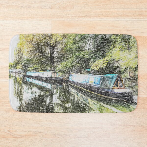 Item preview, Narrow Boats Little Venice Art  designed and sold by Londonimages.