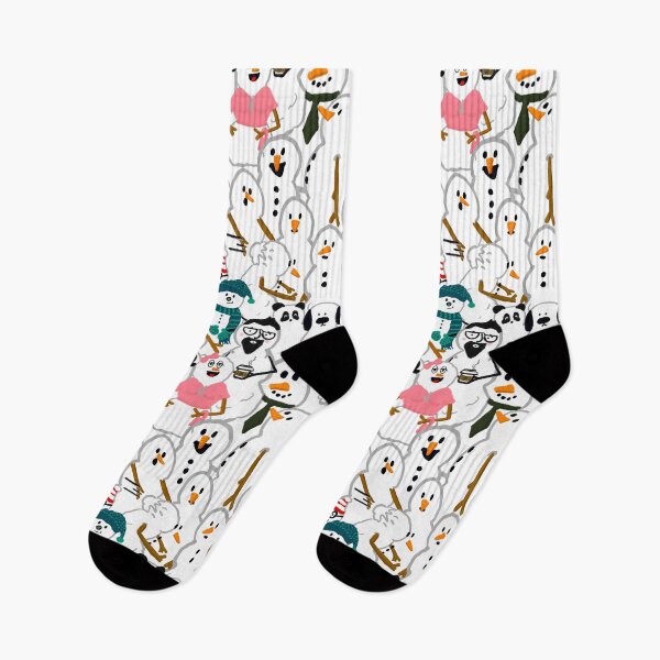 Item preview, Snowmen (and women!) on repeat designed and sold by Quick Brown Fox Canada.
