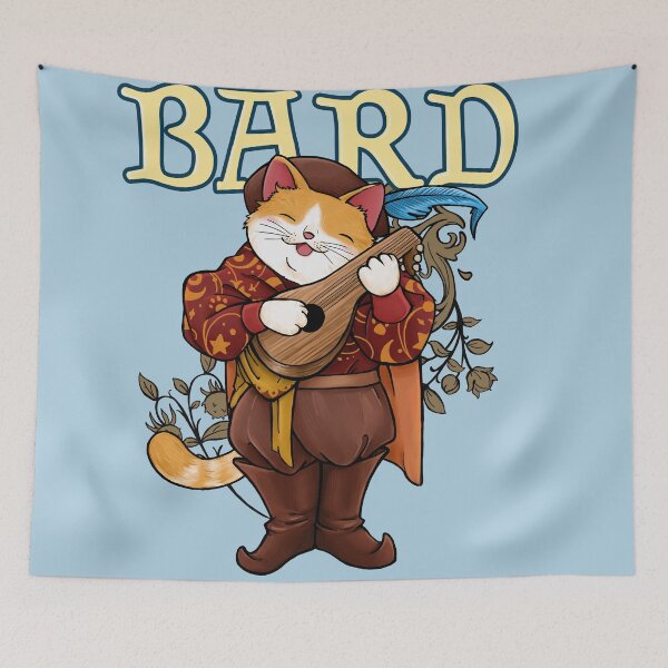 Item preview, Bard Cat designed and sold by cochambrator.
