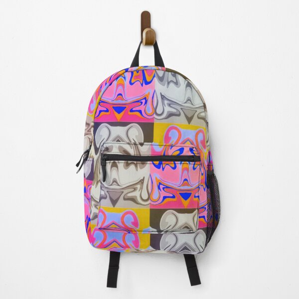Item preview, Abstract Art Checkerboard Pink Yellow Pattern designed and sold by Mary Riley.