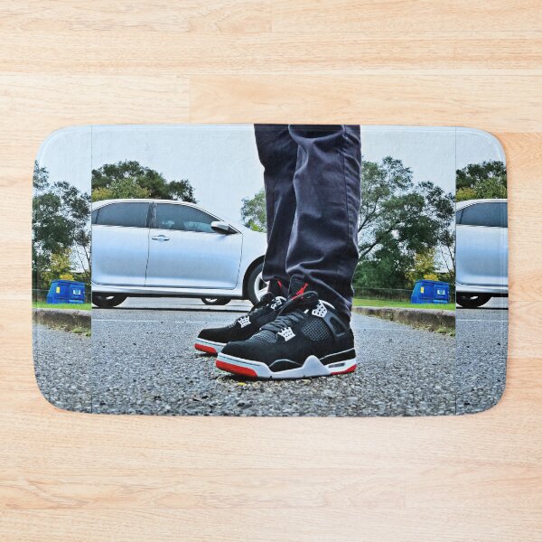 Item preview, AJ 4 Bred Sneaks Portrait on Feet designed and sold by RCPphotography.