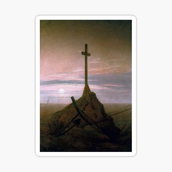 Artikel-Vorschau von Das Kreuz an der Ostsee (1815) - Caspar David Friedrich, designt und verkauft von SALON DES ARTS.
