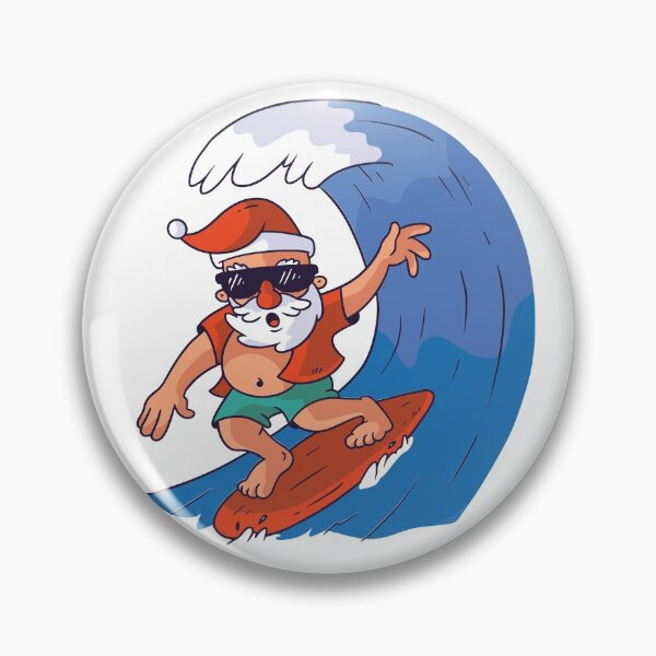 Item preview, sun shine surfing - santa designed and sold by youngdstag.