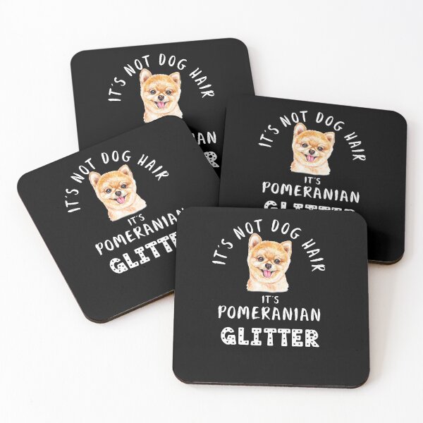 Artikelvorschau, Es sind keine Hundehaare, sondern POMERANIAN Glitzer lustiges Hundezitat entworfen und verkauft von theshirtinator.