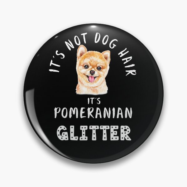 Artikelvorschau, Es sind keine Hundehaare, sondern POMERANIAN Glitzer lustiges Hundezitat entworfen und verkauft von theshirtinator.