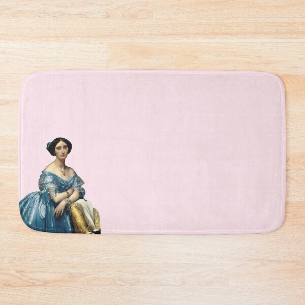 Item preview, Portrait of a Lady - Vintage Fine Art on Light Pink - Ingres designed and sold by kierkegaard.