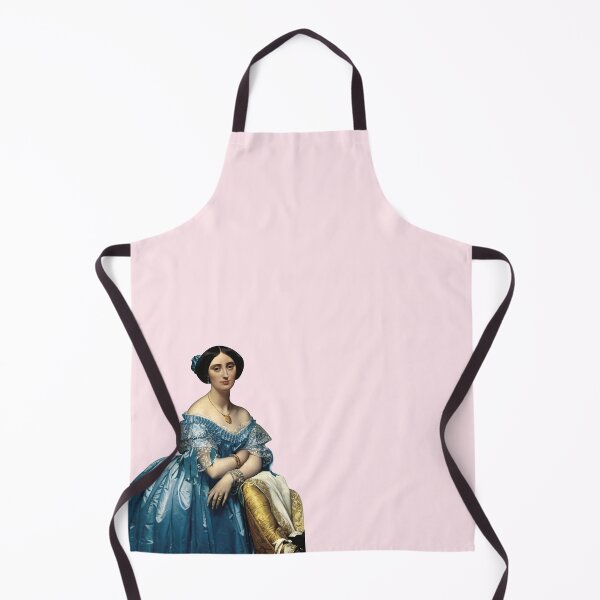 Artikelvorschau, Porträt einer Dame – Vintage Fine Art auf Hellrosa – Ingres entworfen und verkauft von kierkegaard.