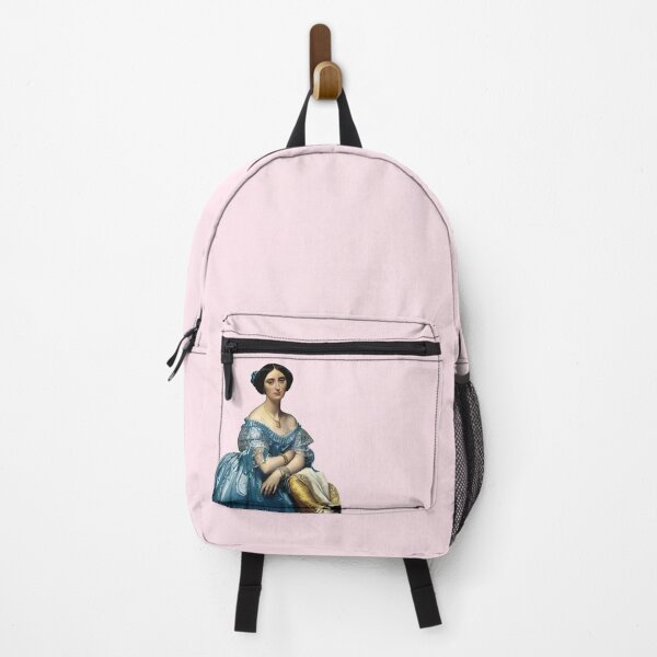 Item preview, Portrait of a Lady - Vintage Fine Art on Light Pink - Ingres designed and sold by kierkegaard.