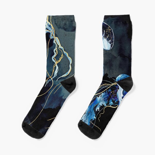 Metallic Ocean III Socks
