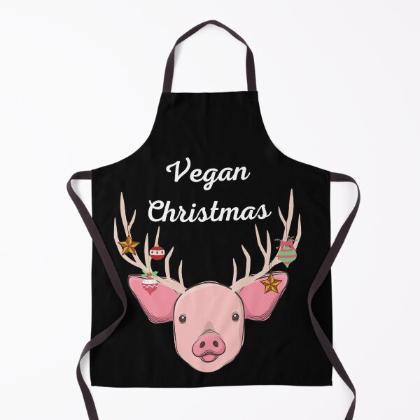 Item preview, Vegan Christmas - Pig with Antlers and Ornaments designed and sold by Pandoras-Boxx.