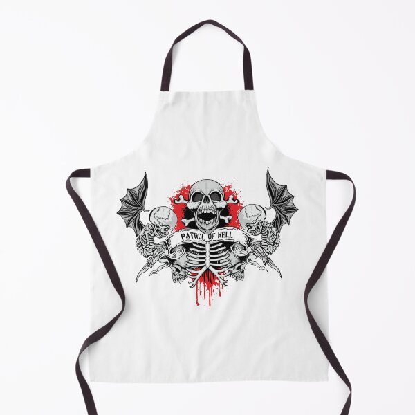 Item preview, Patrol of hell Gothic coat of arms with skull and angels designed and sold by teemix.