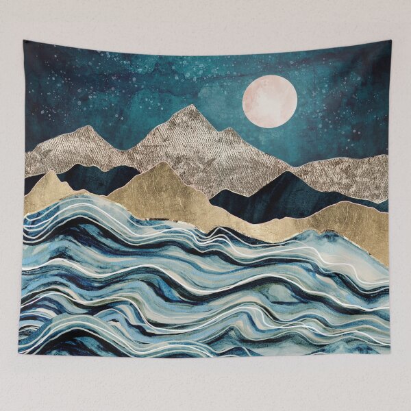 Item preview, Indigo Sea designed and sold by spacefrogdesign.