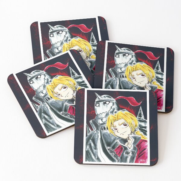 Item preview, fullmetal alchemist elric brotherhood anime sketch designed and sold by jorgelebeau.