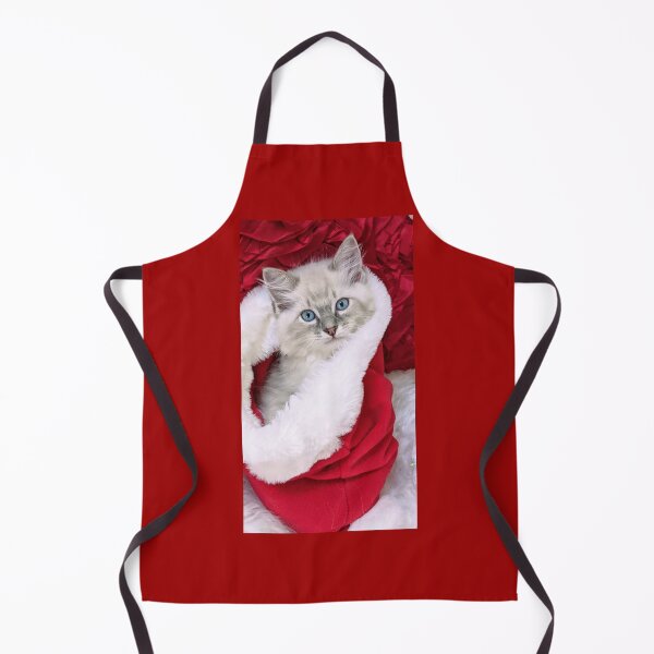 Item preview, Ragdoll kitten Christmas designed and sold by Fluffycat2020.