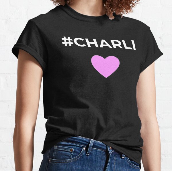 #charli damelio /tiktok queen cute heart pattern design Classic T-Shirt