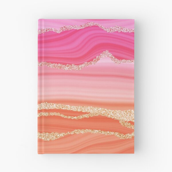 Item preview, Blush Pink Faux Marble Stripes With Gold Glamour Veins designed and sold by MysticMarble.