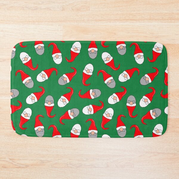 Item preview, tomte Swedish christmas gnomes on green designed and sold by B0red.