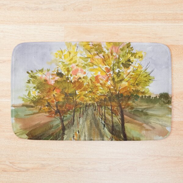 Item preview, Abstract Autumn Trees, Watercolor sketch designed and sold by SoupSouka.