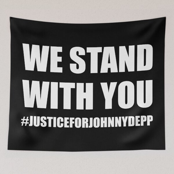 Item preview, Justice for Johnny Depp - we stand with you designed and sold by LookFrog.
