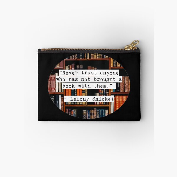 Artikelvorschau, Vertraue niemals jemandem, der kein Buch mitgebracht hat, Zitat von Lemony Snicket entworfen und verkauft von avit1.