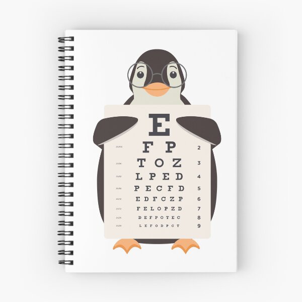 Item preview, Penguin Eye Chart  designed and sold by aliisik.