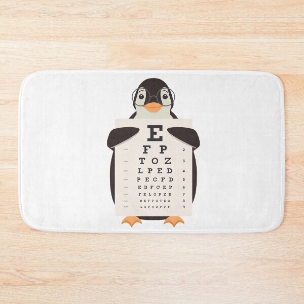 Item preview, Penguin Eye Chart  designed and sold by aliisik.