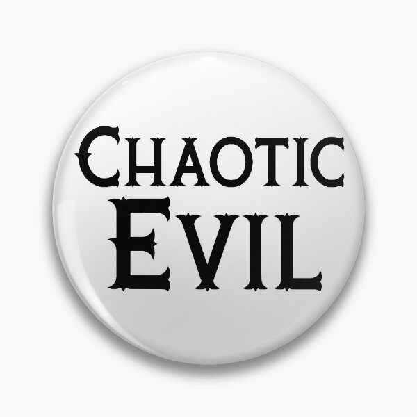 Item preview, Chaotic Evil! designed and sold by DoodleDashCollective.