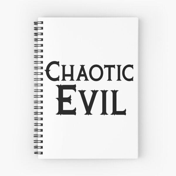 Item preview, Chaotic Evil! designed and sold by DoodleDashCollective.