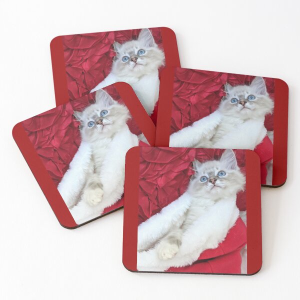 Item preview, Ragdoll kitten Christmas designed and sold by Fluffycat2020.