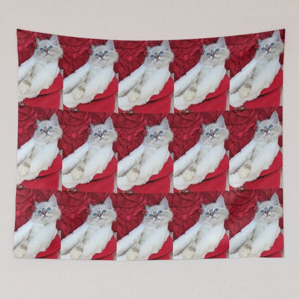Item preview, Ragdoll kitten Christmas designed and sold by Fluffycat2020.