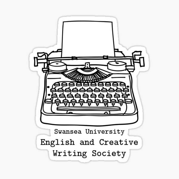 Item preview, typewriter with society name designed and sold by SwanEnglishSoc.