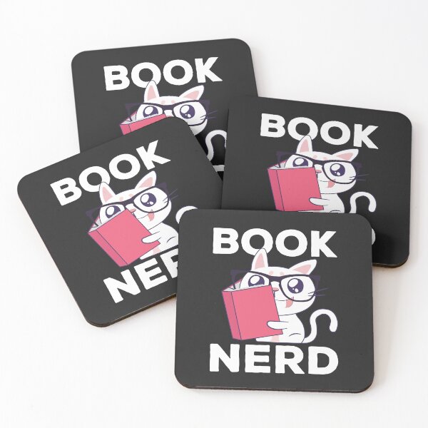 Item preview, Book Nerd Nerdy Cat Reading With Glasses Gift Idea designed and sold by Team150Designz.