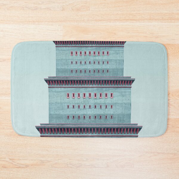 Item preview, Block Skytree Baby blue designed and sold by SnarkyDoodles.