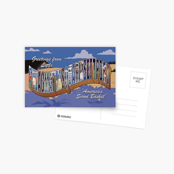 Greetings from Little Pwagmattasquarmsettport Postcard