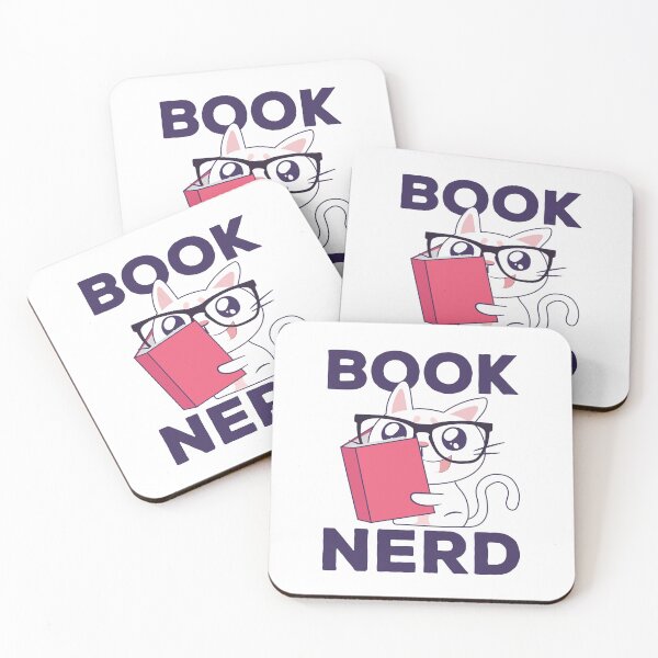 Item preview, Book Nerd Nerdy Cat Reading With Glasses Gift Idea designed and sold by Team150Designz.