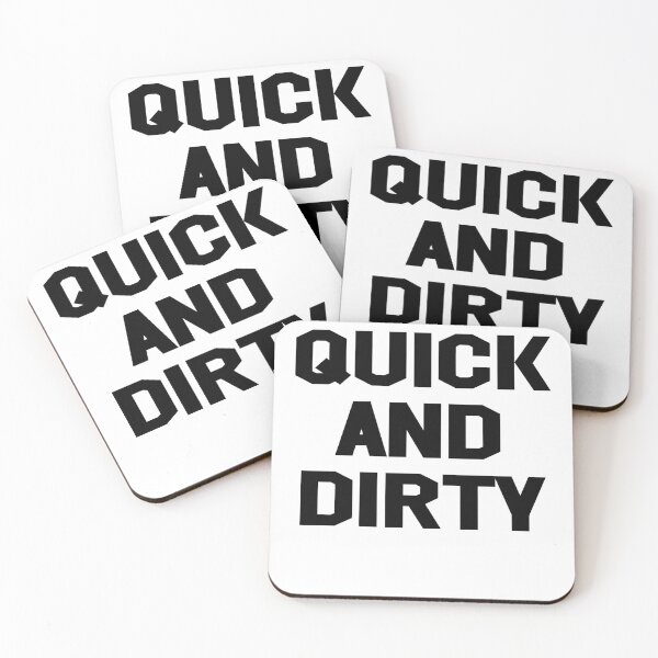 Item preview, QUICK And DIRTY designed and sold by Andrea Lina.